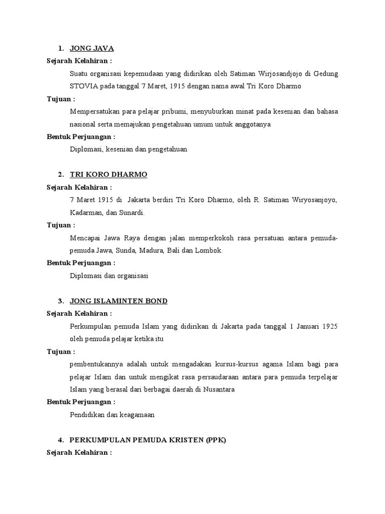Trikoro dharmo didirikan oleh satuan wiryosanjoyo (satiman, kadarman dan . Adaf 2 Pdf