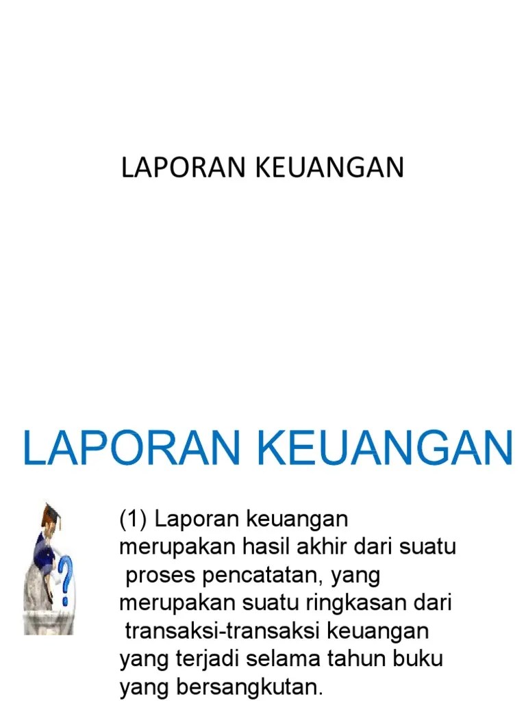 Laporan Keuangan (P 12) | PDF