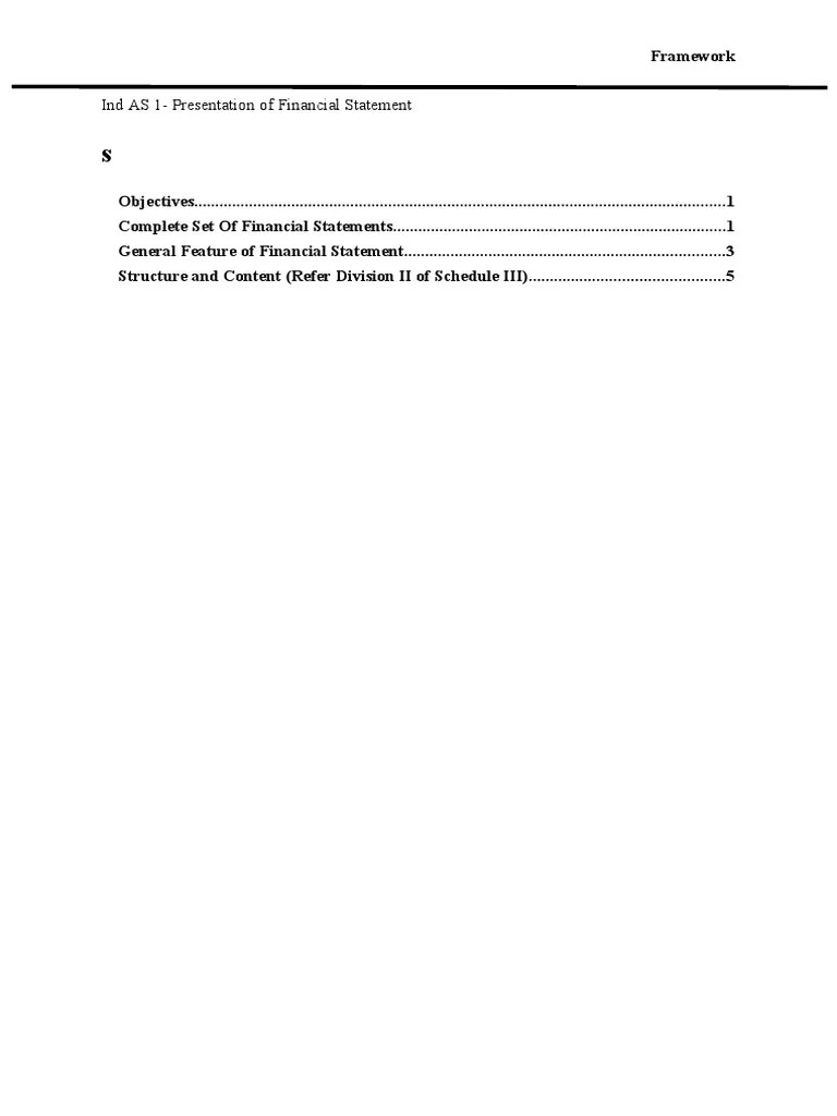 Ind AS 1 | PDF | Financial Statement | Regulatory Compliance