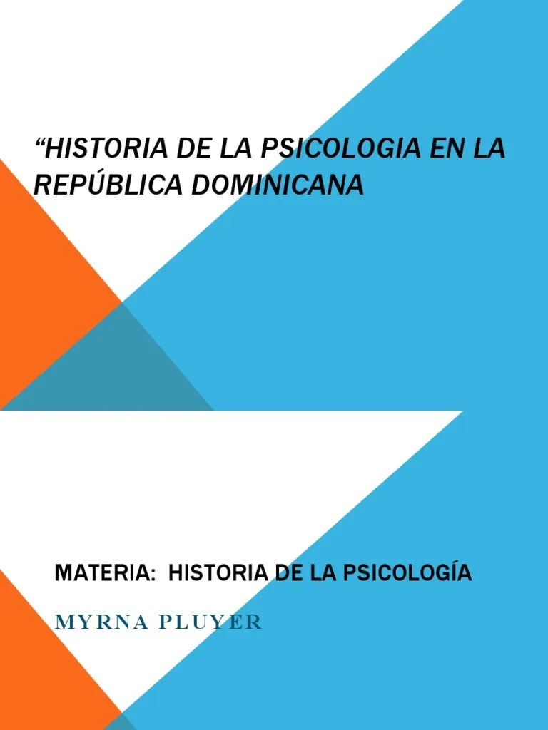 Historia De La Psicologia En La República | PDF | Universidad ...