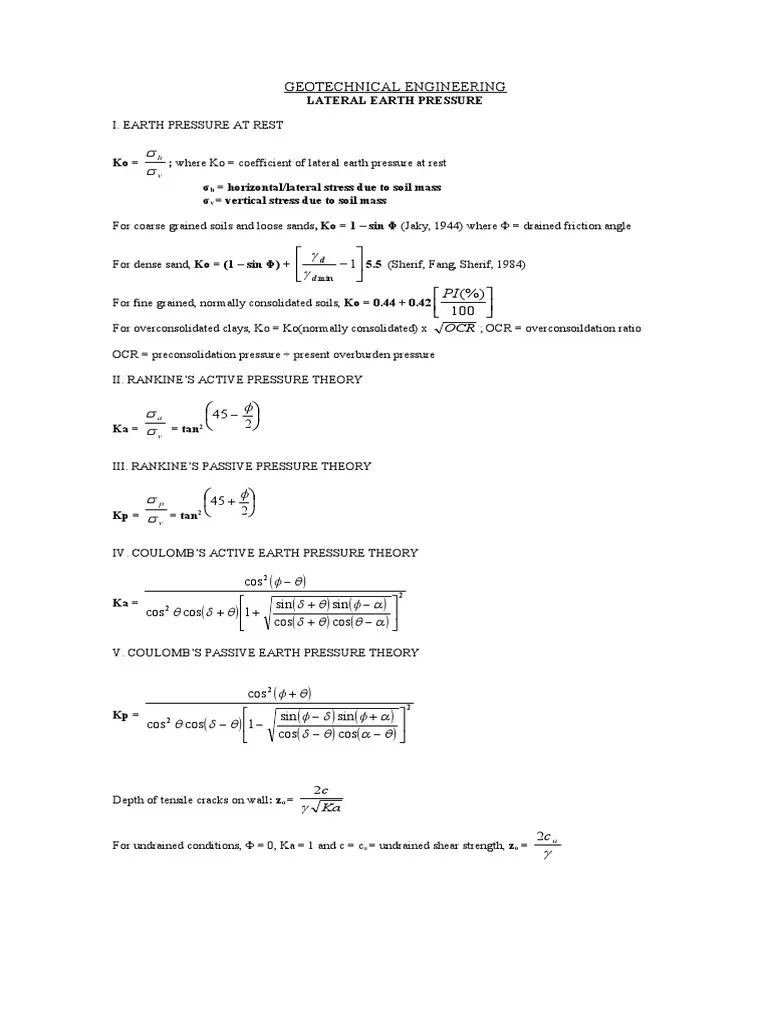 Geotechnical Engineering Review | PDF | Soil Mechanics | Natural Materials