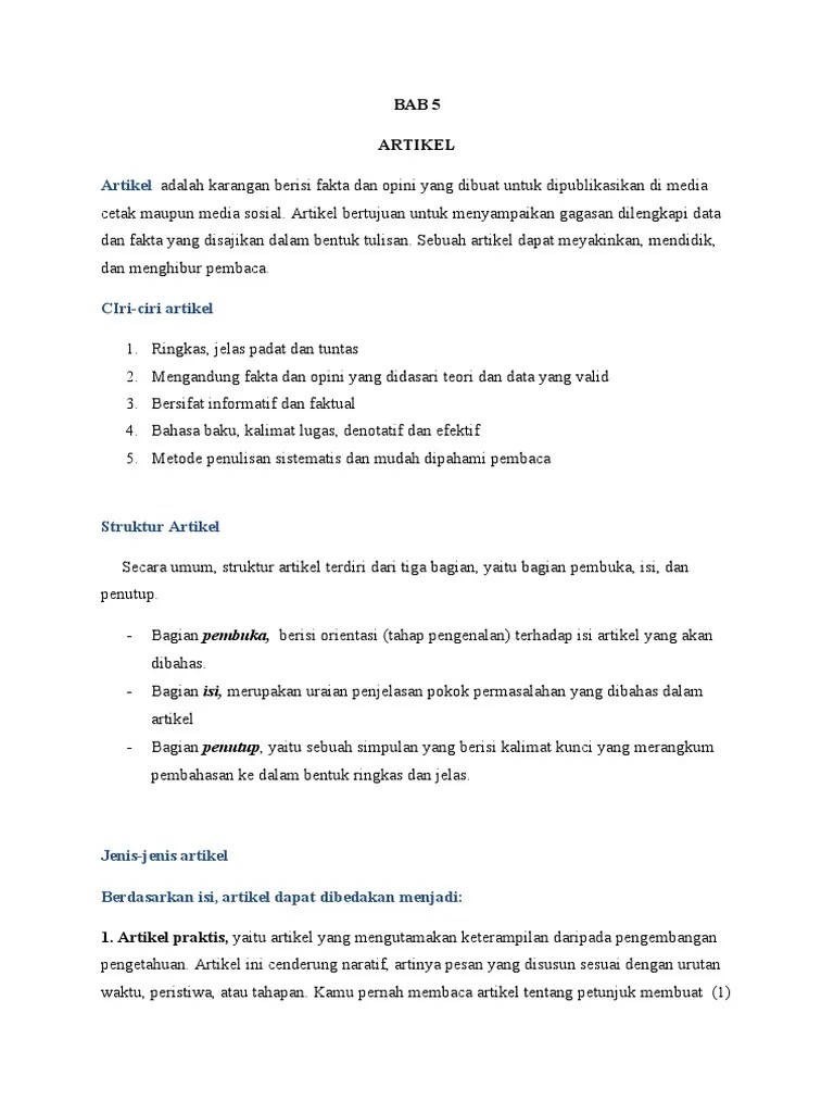· fakta sudah teruji kebenarannya . Artikel Kls 12 Pdf