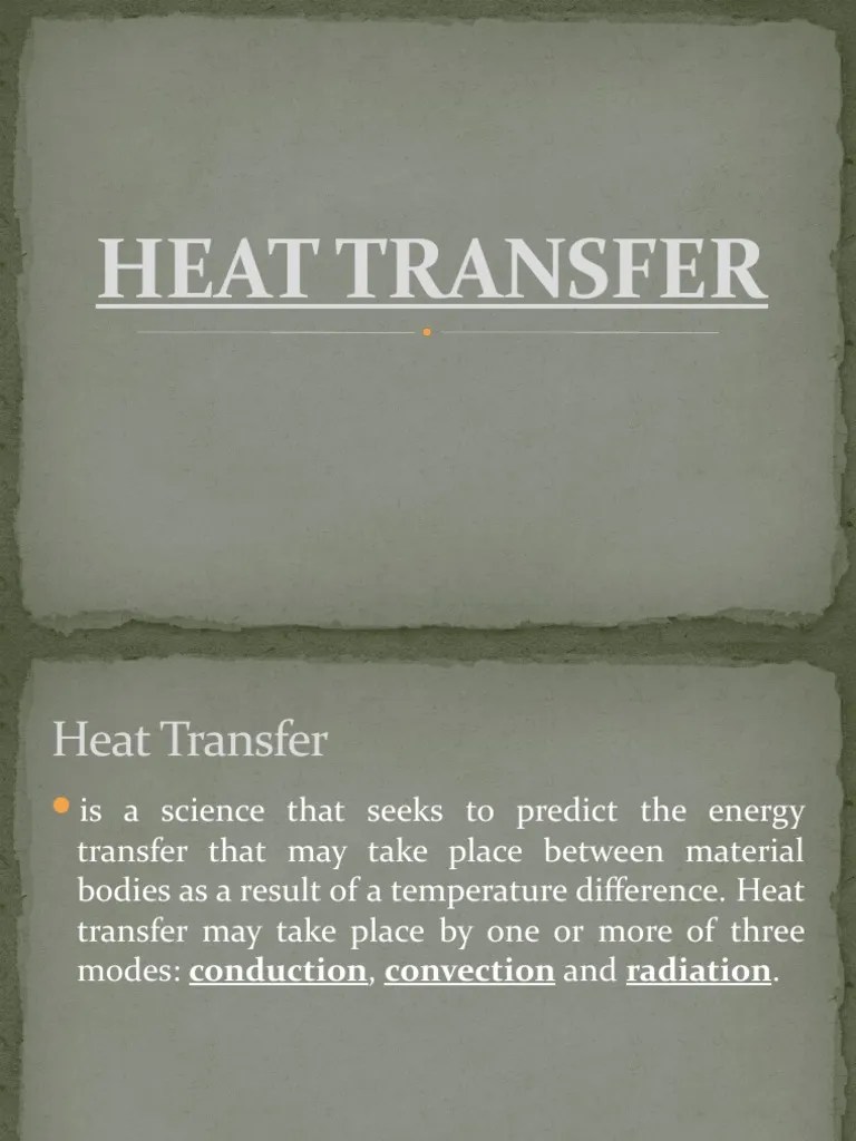 Heat Transfer | PDF | Heat Transfer | Thermal Conduction