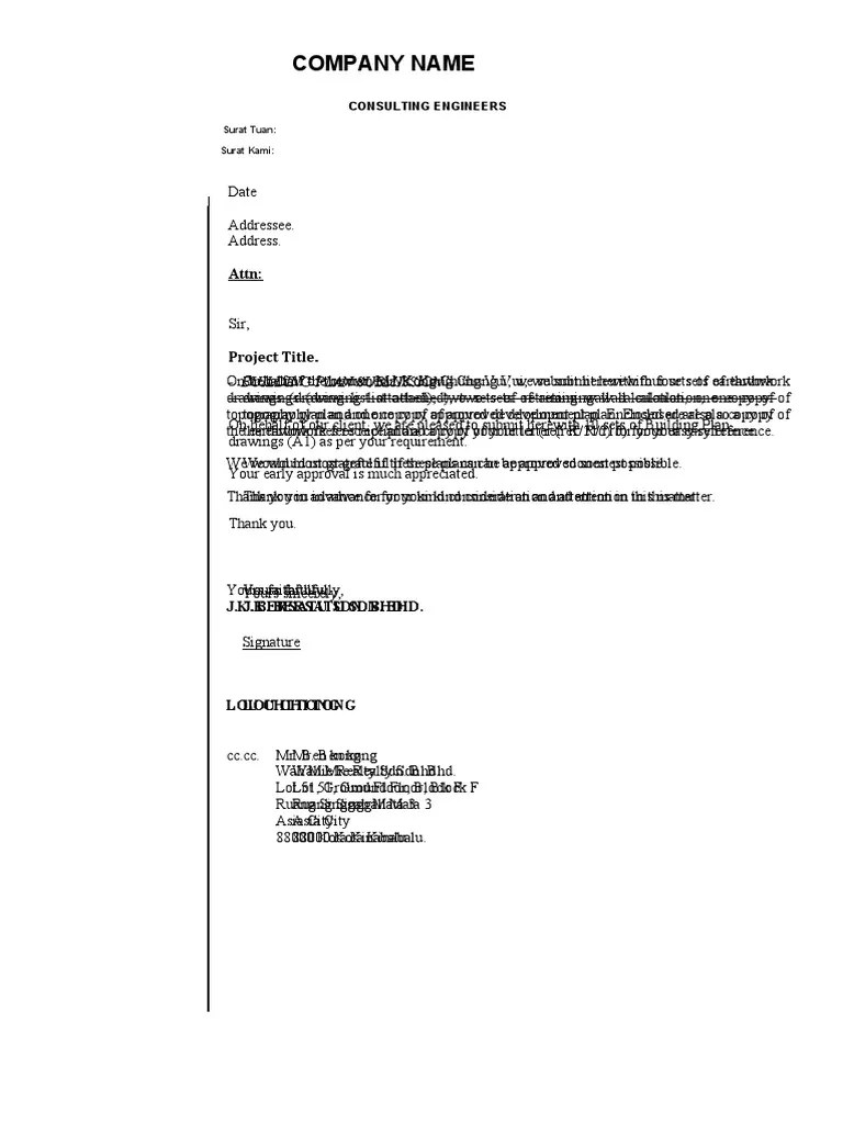 Sample Cover Letter For Council Submission | PDF