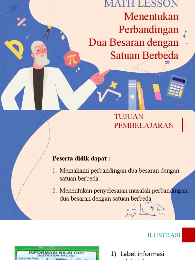 Perbandingan Dua Besaran
