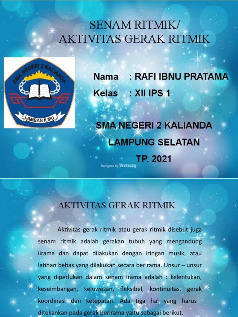 Langkah biasa disebut dengan looppas. Aktivitas Gerak Ritmik Pdf