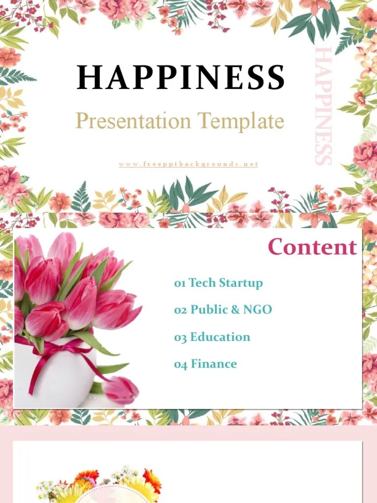 Happiness Presentation Template Pelbagai | PDF | Brand | Computing And ...