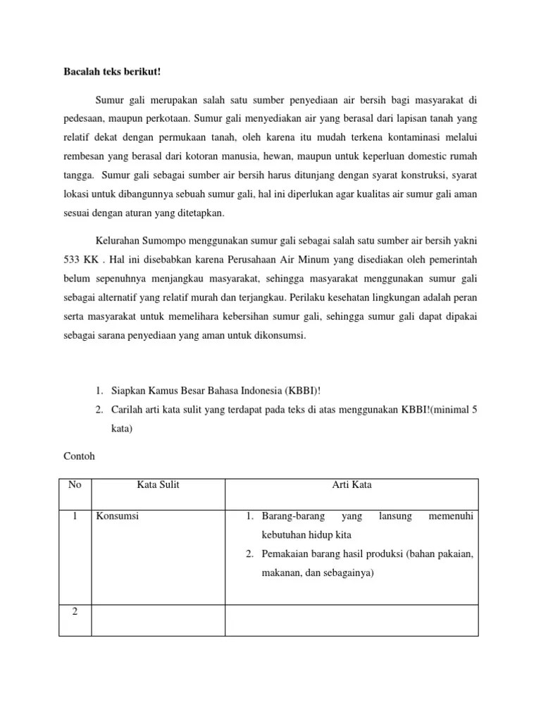 LKS Bahasa Indonesia Arti Kata Sulit | PDF