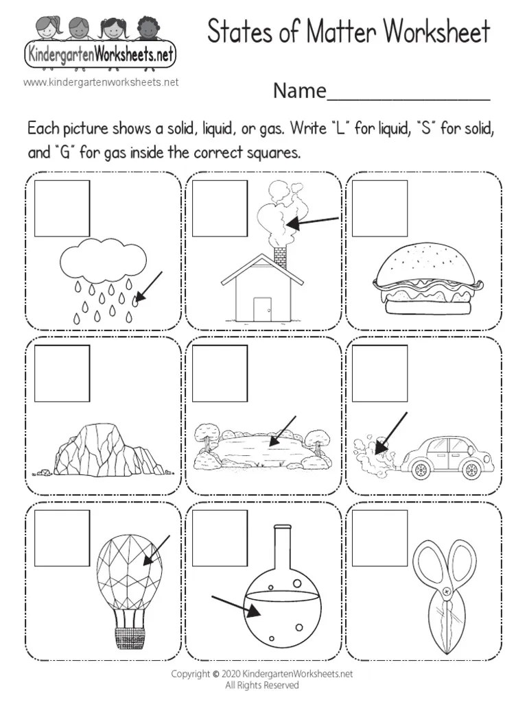 You can do the exercises online or download the worksheet as pdf. States Of Matter Worksheet Pdf