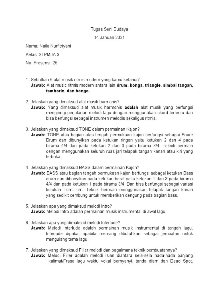 Alat Musik Yang Berfungsi Sebagai Melodis Dan Sekaligus Ritmis Adalah