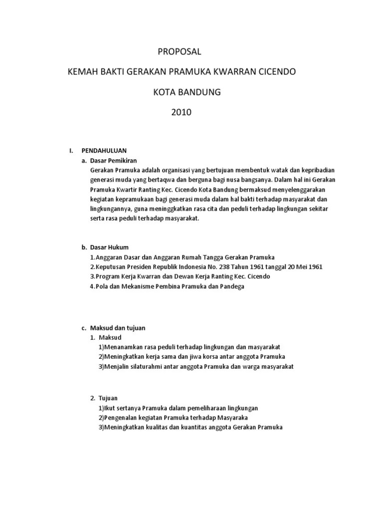Sukatani, 30 agustus 2014 pembina pramuka,. Proposal Perkemahan Pramuka Blog Materi Pramuka
