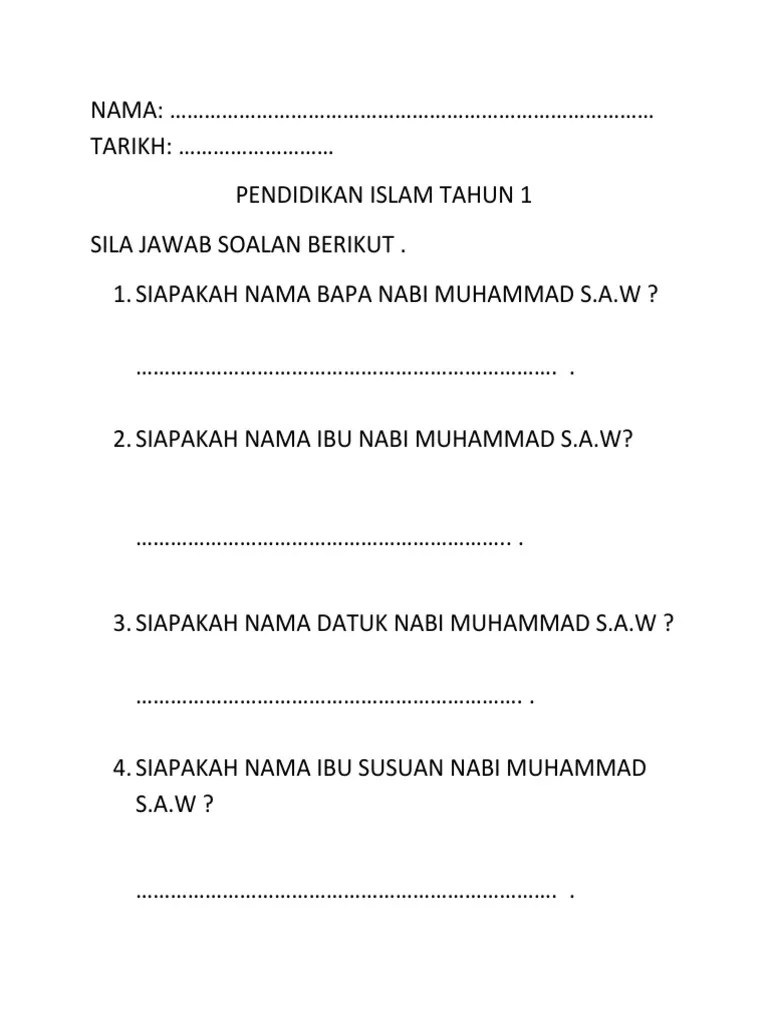 Menurut beberapa riwayat hadis, 5 nama ini dinamakan sebagai saudara susuan nabi. Siapakah Ibu Susuan Nabi Muhammad Tentang Tsuwaibah Al