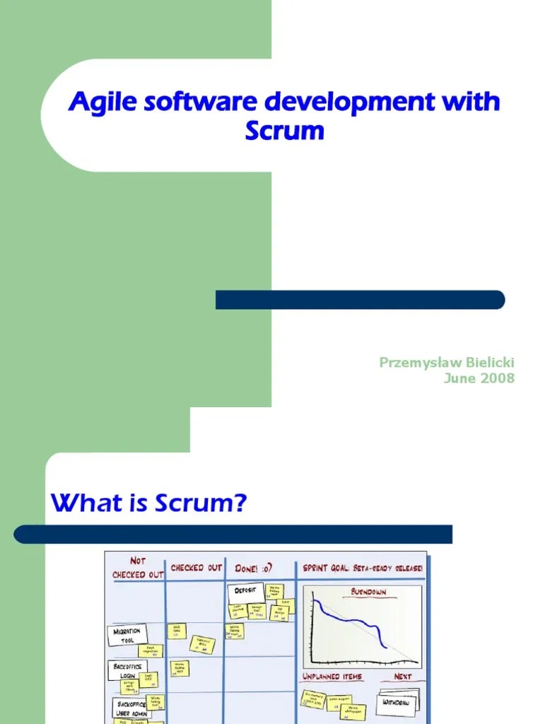 Agile Software Development With Scrum | PDF | Scrum (Software ...