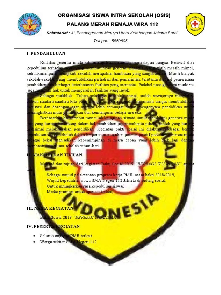 Penanggulangan pada gawat darurat (ppgd) dan bidang sosial. Contoh Proposal Bakti Sosial Swable Pdf
