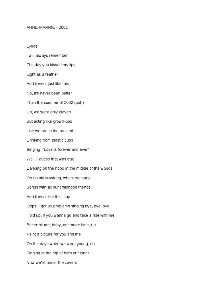 If You Wanna Go And Take A Ride With Me Better Hit Me Baby One More Time