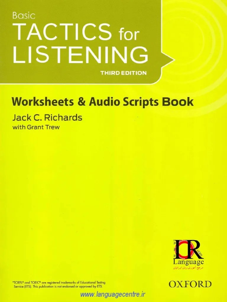 Tactics For Listening Basic Work Book (WWW - Languagecentre.ir) | PDF