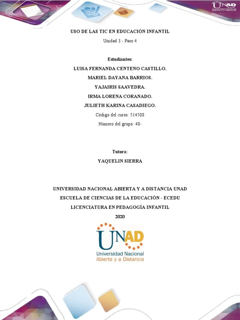 Uso De Las Tic En Educación Infantil | PDF | Educación De La Primera Infancia | Tecnología De ...