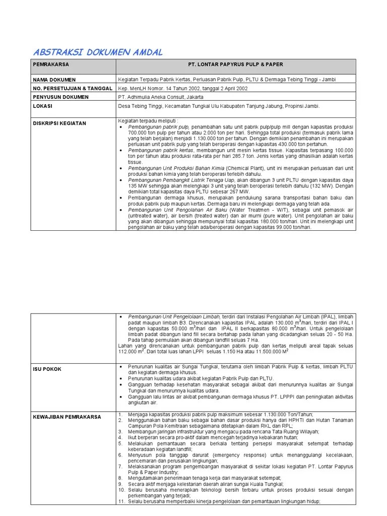 Kumpulan soal ipa 12 smk from id.scribd.com. Contoh Dokumen Amdal Lalu Lintas Contoh Surat Terlengkap 2020