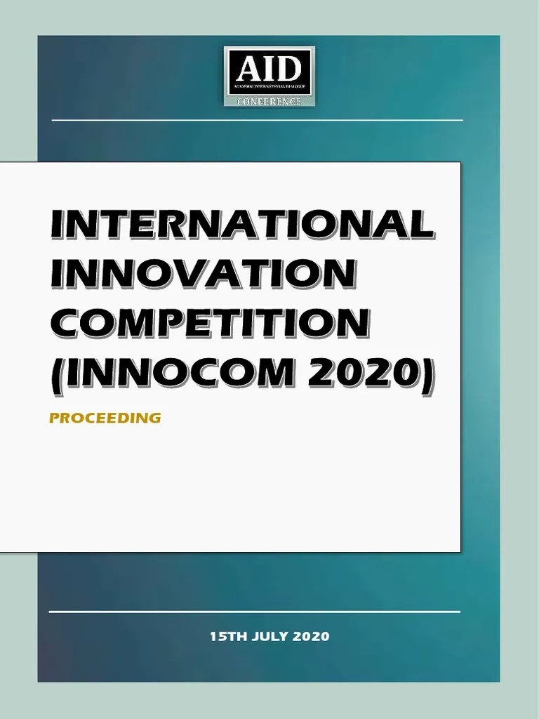 Tempahan perlu dibuat 14 hari sebelum digunakan. Innocom 2020 E Proceeding Pdf Business