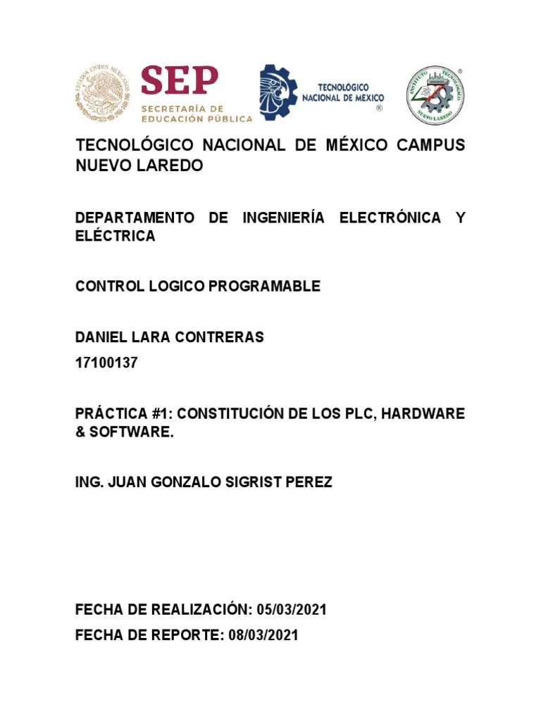 Práctica #1 | PDF | Controlador Lógico Programable | Scada