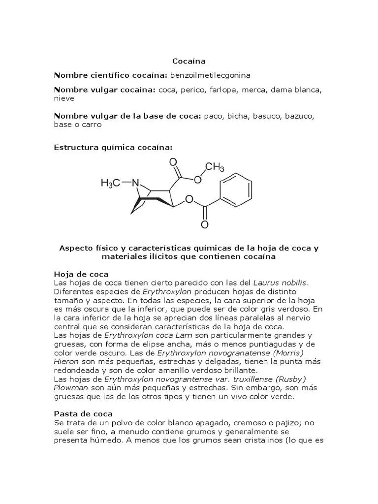 Cocaina | PDF | Cocaína | Dopamina