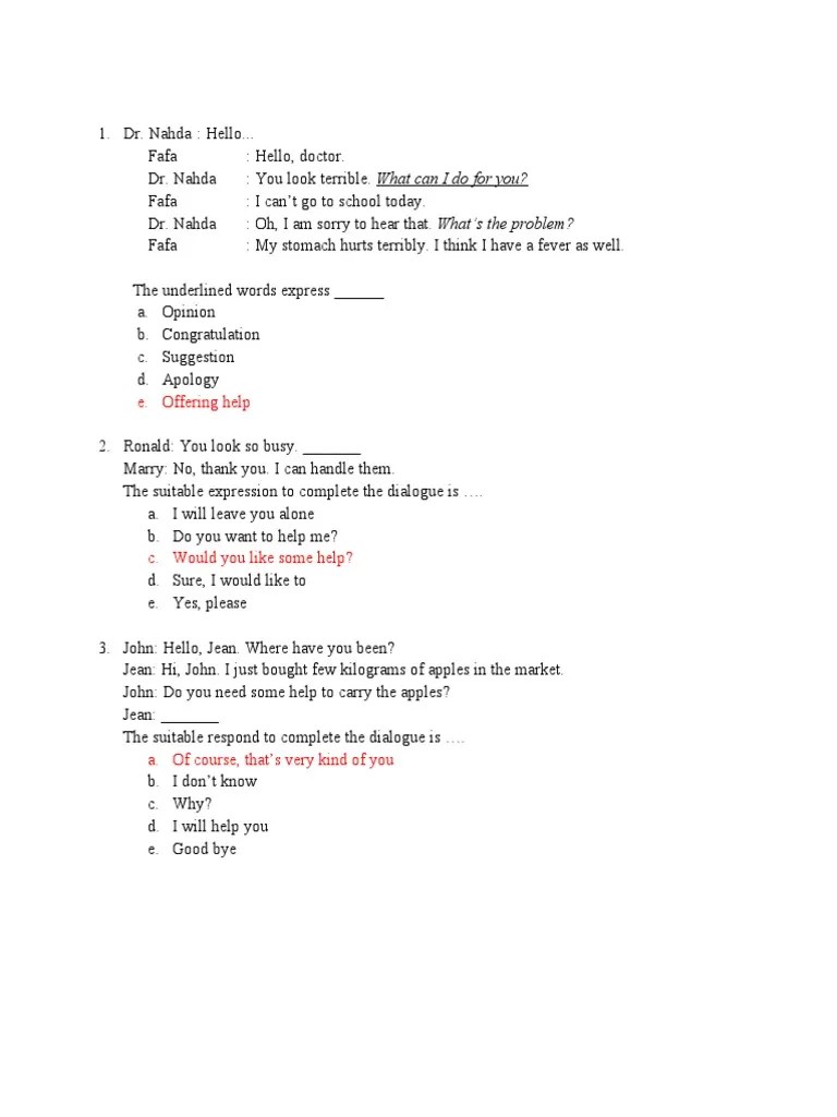 Soal Latihan Bhs. Inggris | PDF