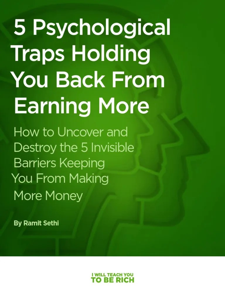 5 Psychological Traps Holding You Back | PDF