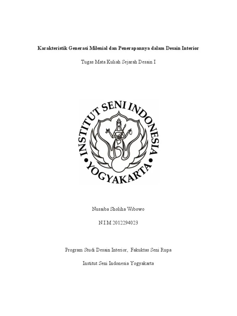 Generasi Milenial Dan Interior Desain | PDF
