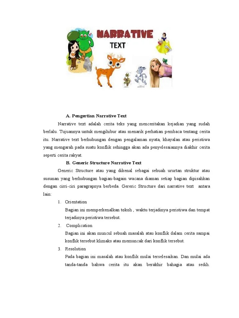 Materi Narrative Text Grade IX | PDF