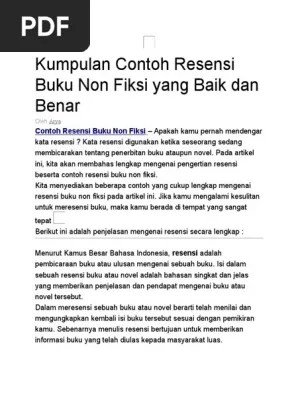 Resensi Buku Kelompok 4 Ppt Download Berikut ini termasuk tujuan yang ingin dicapai dari pembuatan resensi buku fiksi dan buku nonfiksi kecuali.