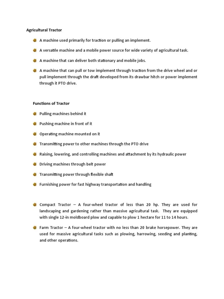 Agricultural Tractor | PDF | Tractor | Transmission (Mechanics)