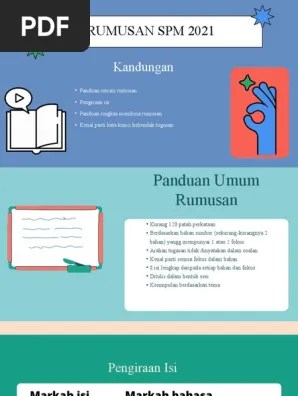 Penulisan rumusan format baru spm. Teknik Menjawab Soalan Rumusan Spm 2021 Pdf