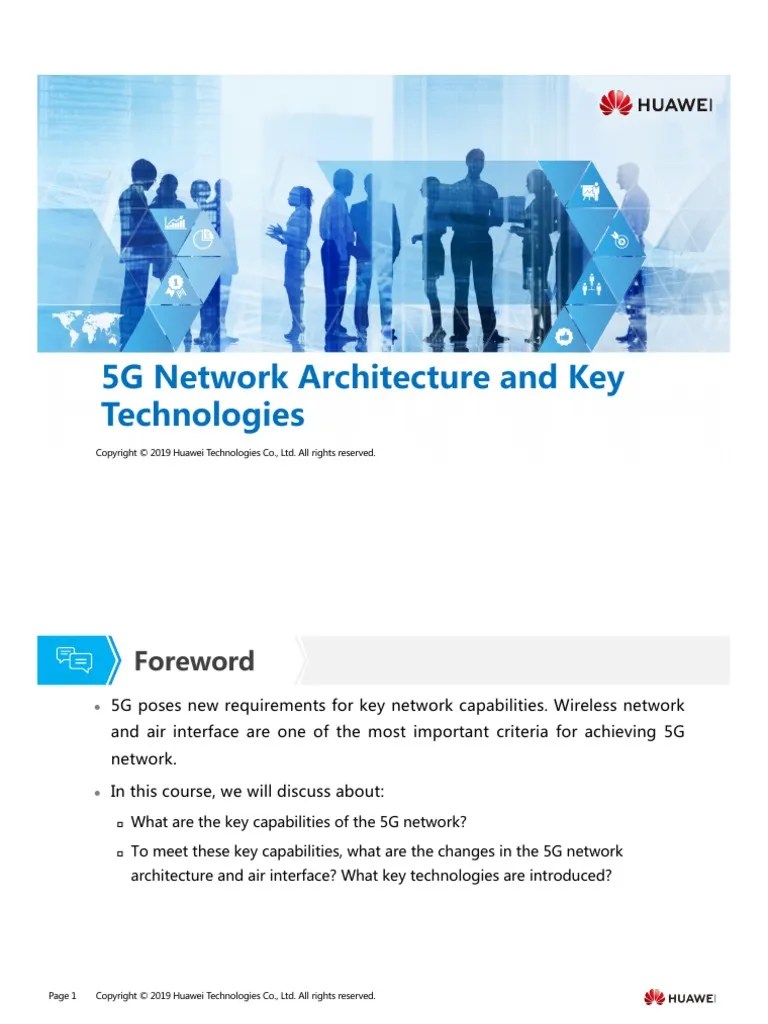 02 HCIA 5G Network Architecture And Key Technologies | PDF | Mimo ...