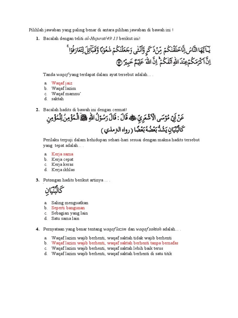 Soal PTS - 9 | PDF