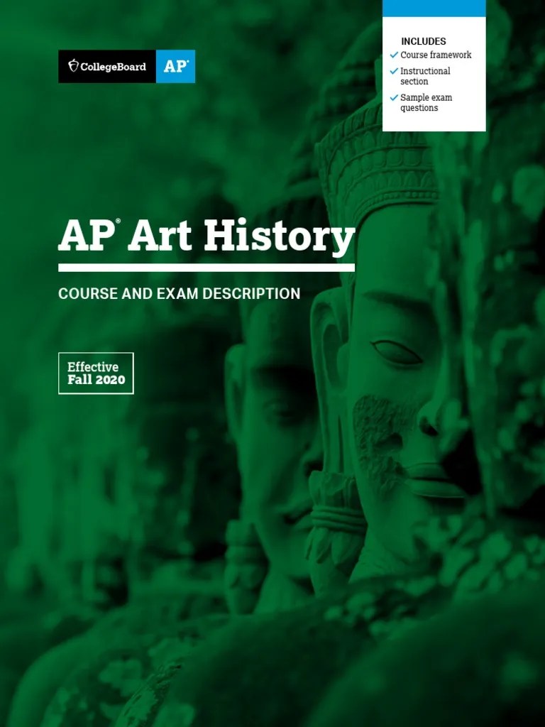 CollegeBoard AP Art History Course And Exam Description 2020 | PDF ...