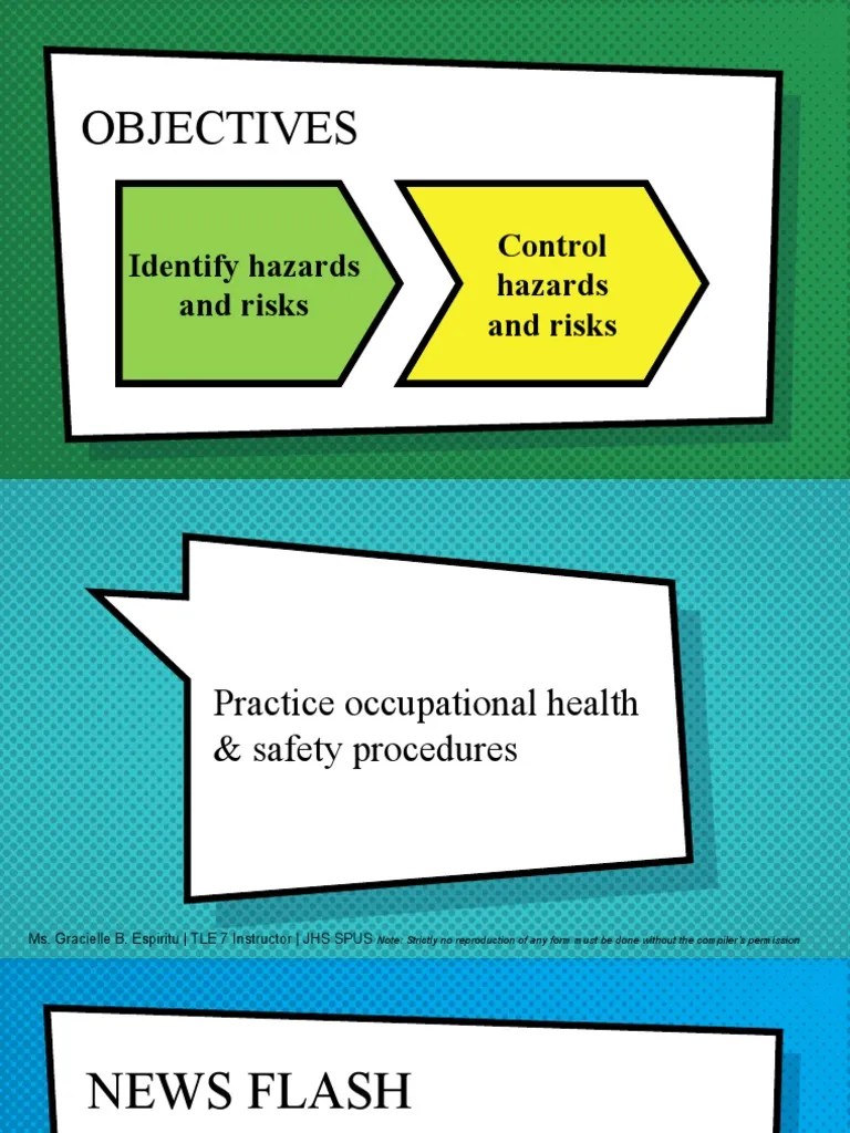 Lesson VIII Occupational Health And Safety Practices | PDF | Personal Protective Equipment ...