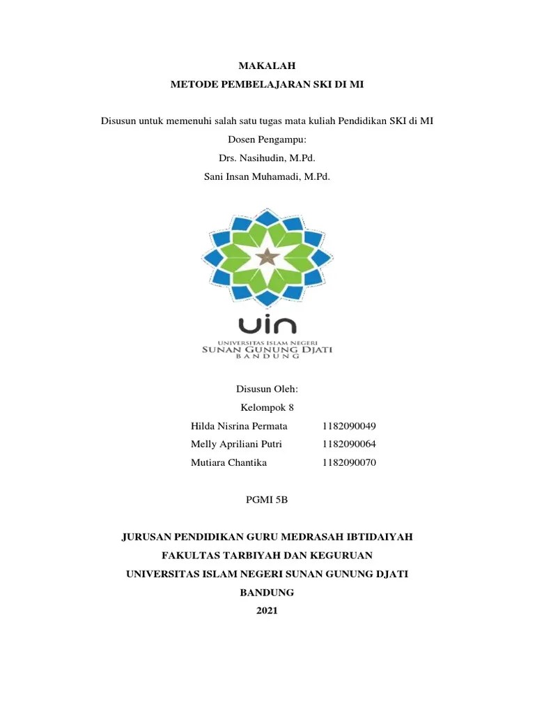 Makalah Metode Pembelajaran Ski Di Mi | PDF