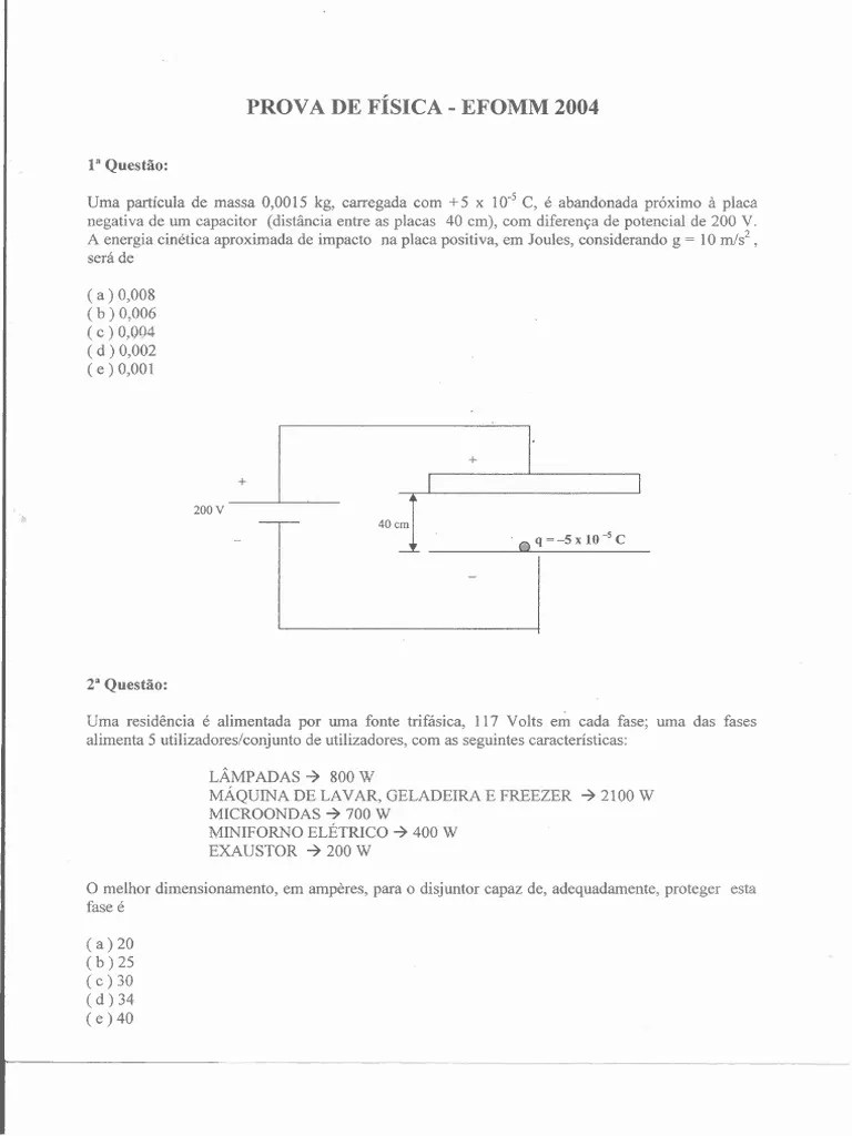 Efomm 03 - Fisica Resolvida | PDF