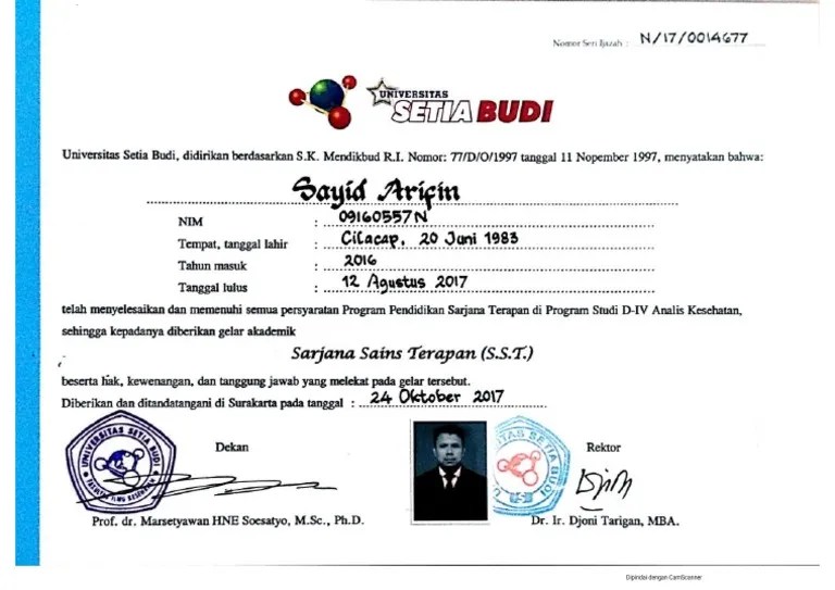 Sudah siapkah mengikuti tes cpns 2021 mendatang? Ijazah Sayid Arifin Pdf