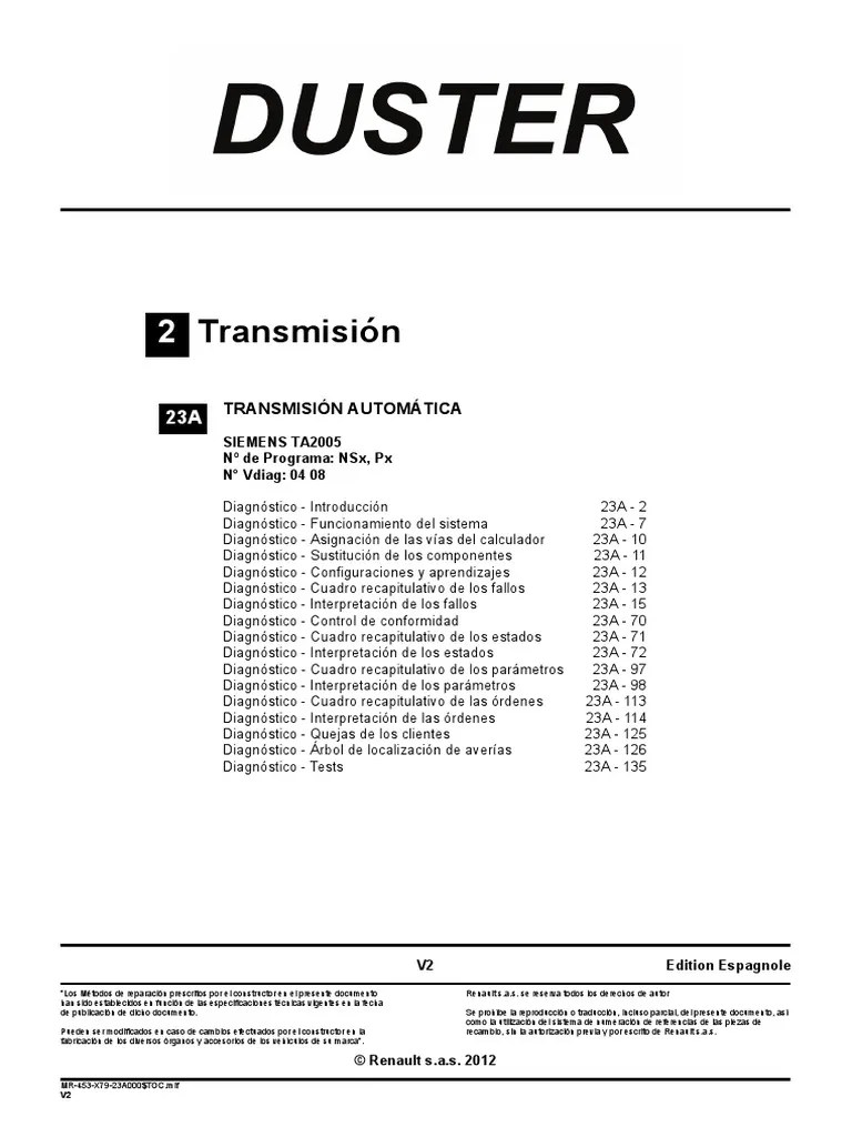 Manual Transmision Automatica | PDF | Transmisión Automática ...