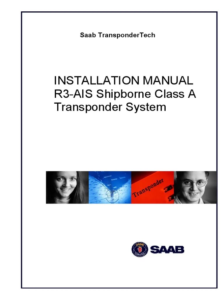 Installation Manual R3-Ais Shipborne Class A Transponder Sy | PDF ...
