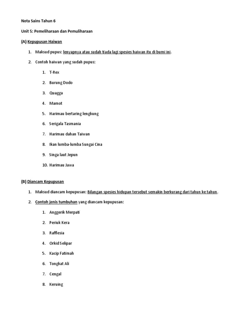 Sampah organiklah yang nantinya akan digunakan sebagai pupuk kompos. Nota Sains Tahun 6 Pemeliharaan Dan Pemuliharaan Pdf