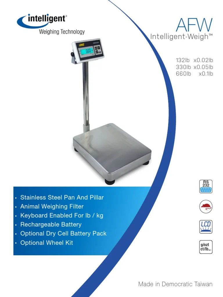AFW DataSheet 2020 | PDF | Weight | Manufactured Goods