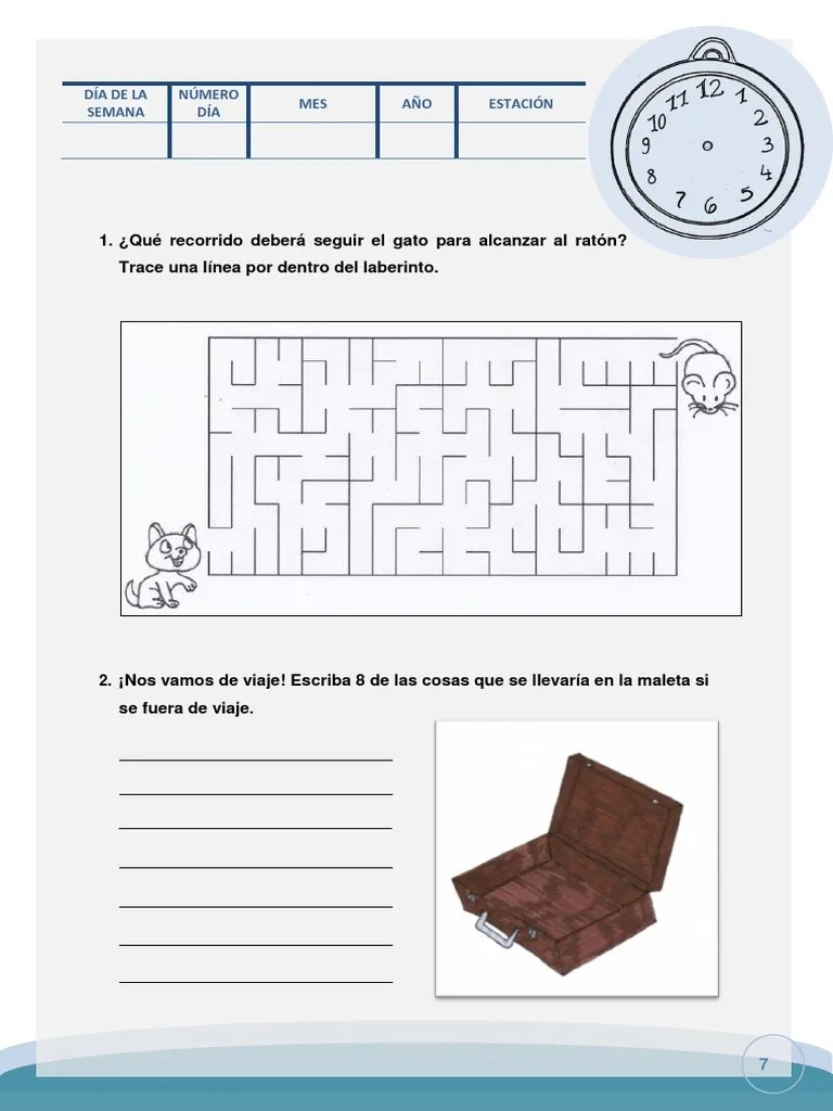 Varios - Ejercicios De Estimulación Cognitiva Para Reforzar La Memoria (1) (1) .PDF 1 | PDF ...
