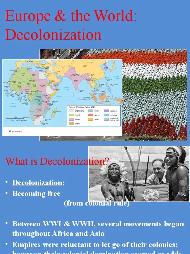 Europe & The World: Decolonization | PDF | Decolonization | Apartheid