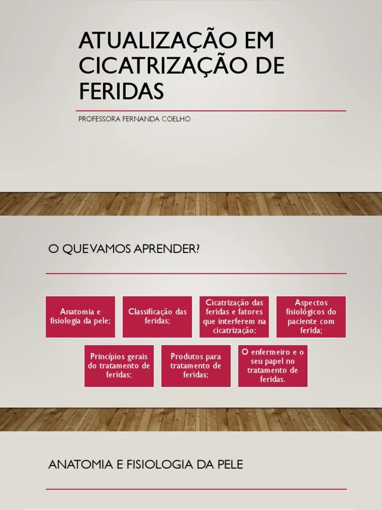 Atualização Em Cicatrização De Feridas | PDF | Pele | Biologia