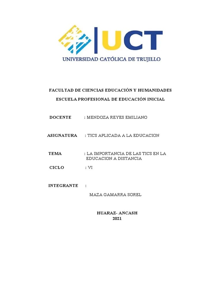 La Importancia De Las TIC En La Educación | PDF | Tecnología De Información Y Comunicaciones ...
