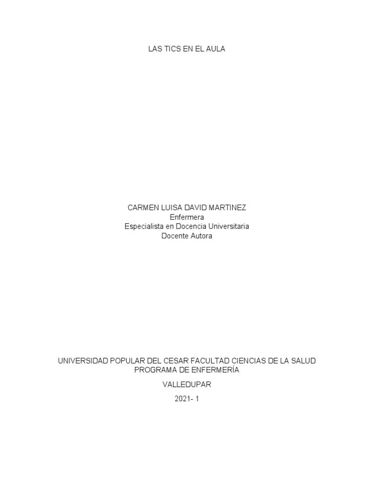 Las Tics En El Aula | PDF | Evaluación | Maestros