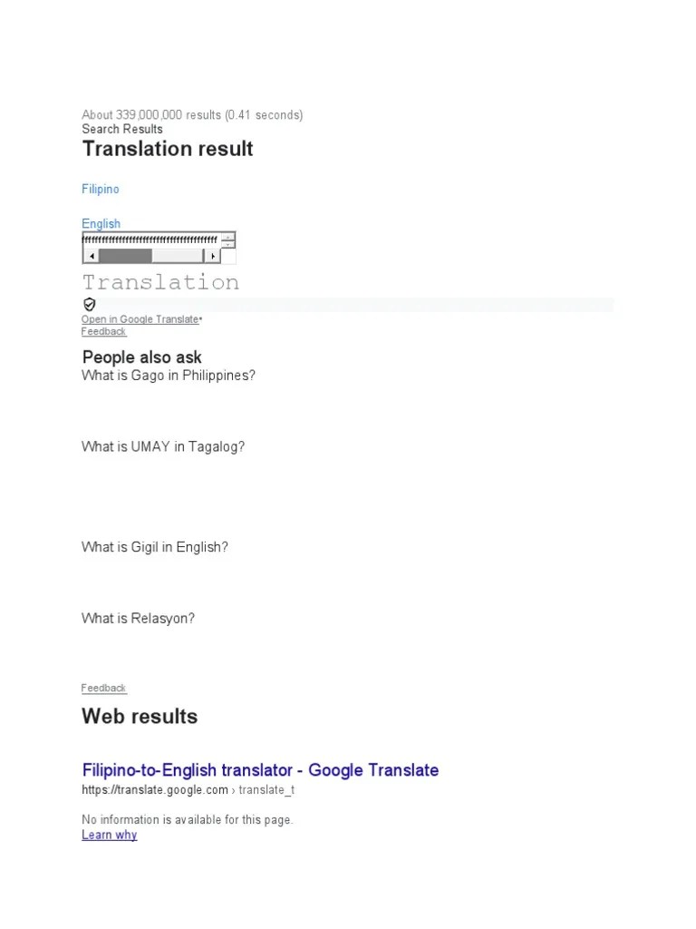 Translate Tagalog To English Online | PDF | Tagalog Language | Google Play
