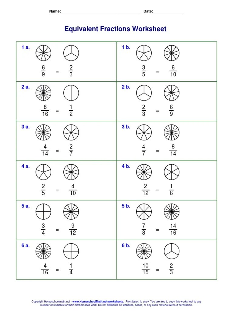 equivalent fractions worksheet pdf mass media copyright law